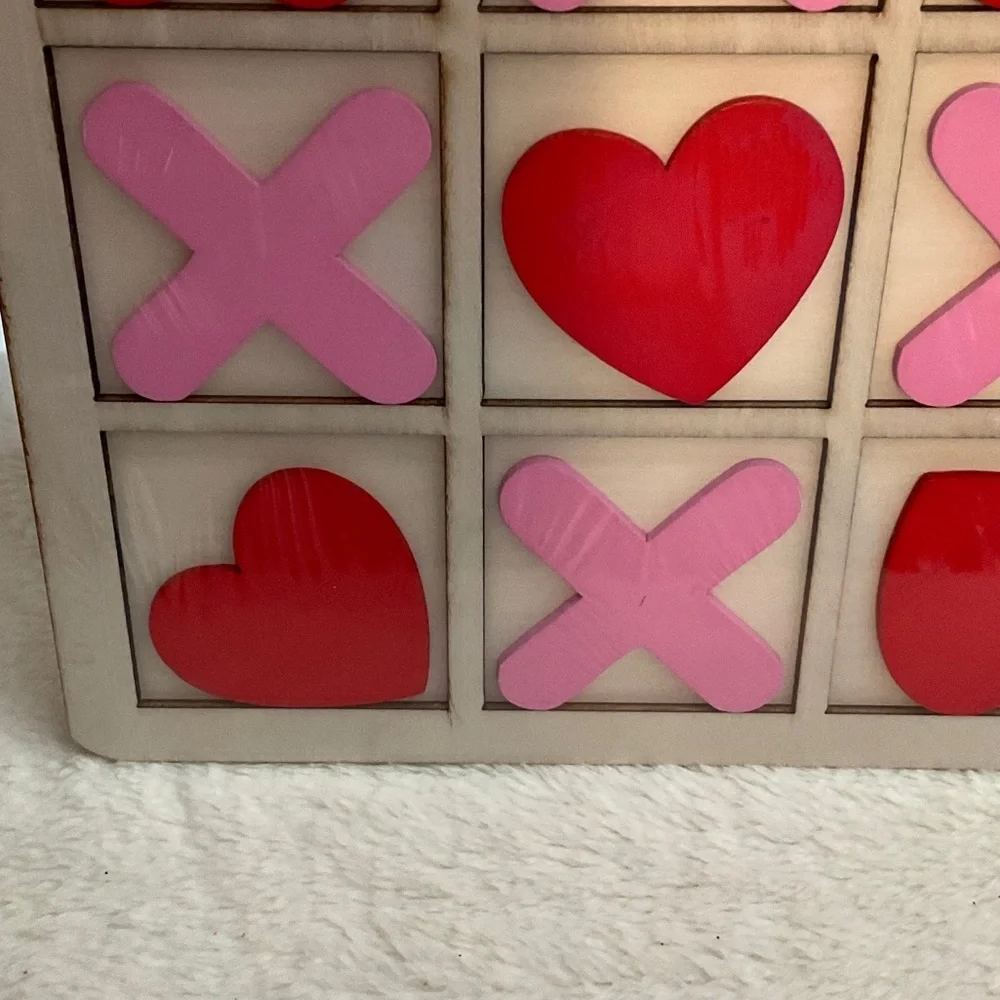 Colorful Wooden Tic-Tac-Toe Game for Kids